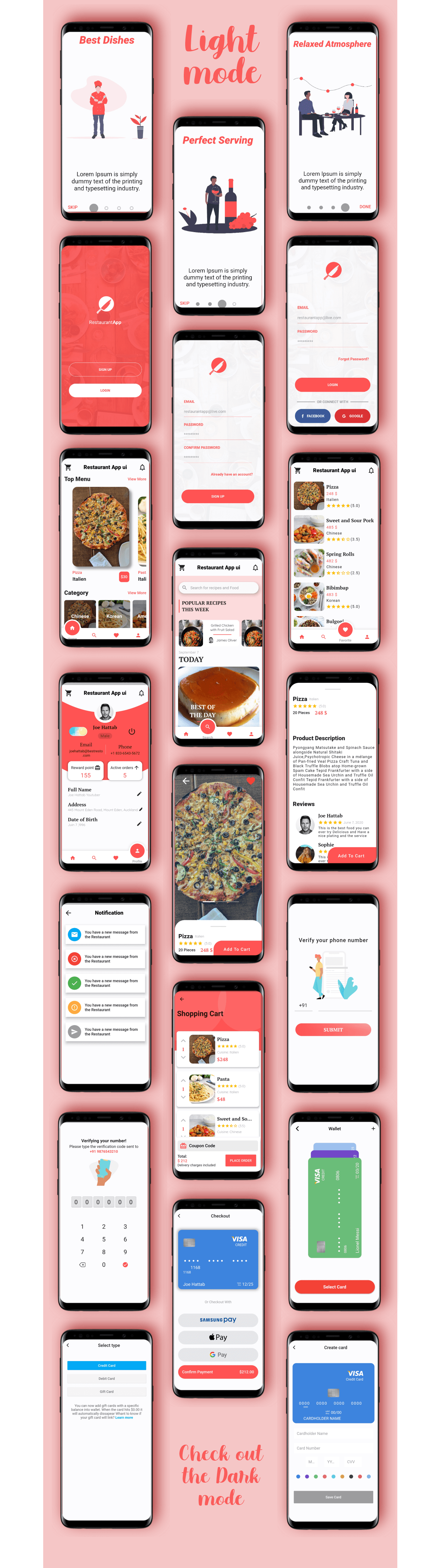 Flutter Restaurant Template Codemarket