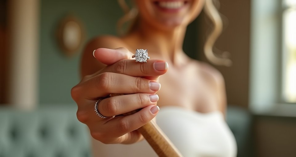 薩巴倫卡身穿米白長裙，與未婚夫弗朗古利斯甜蜜相擁。