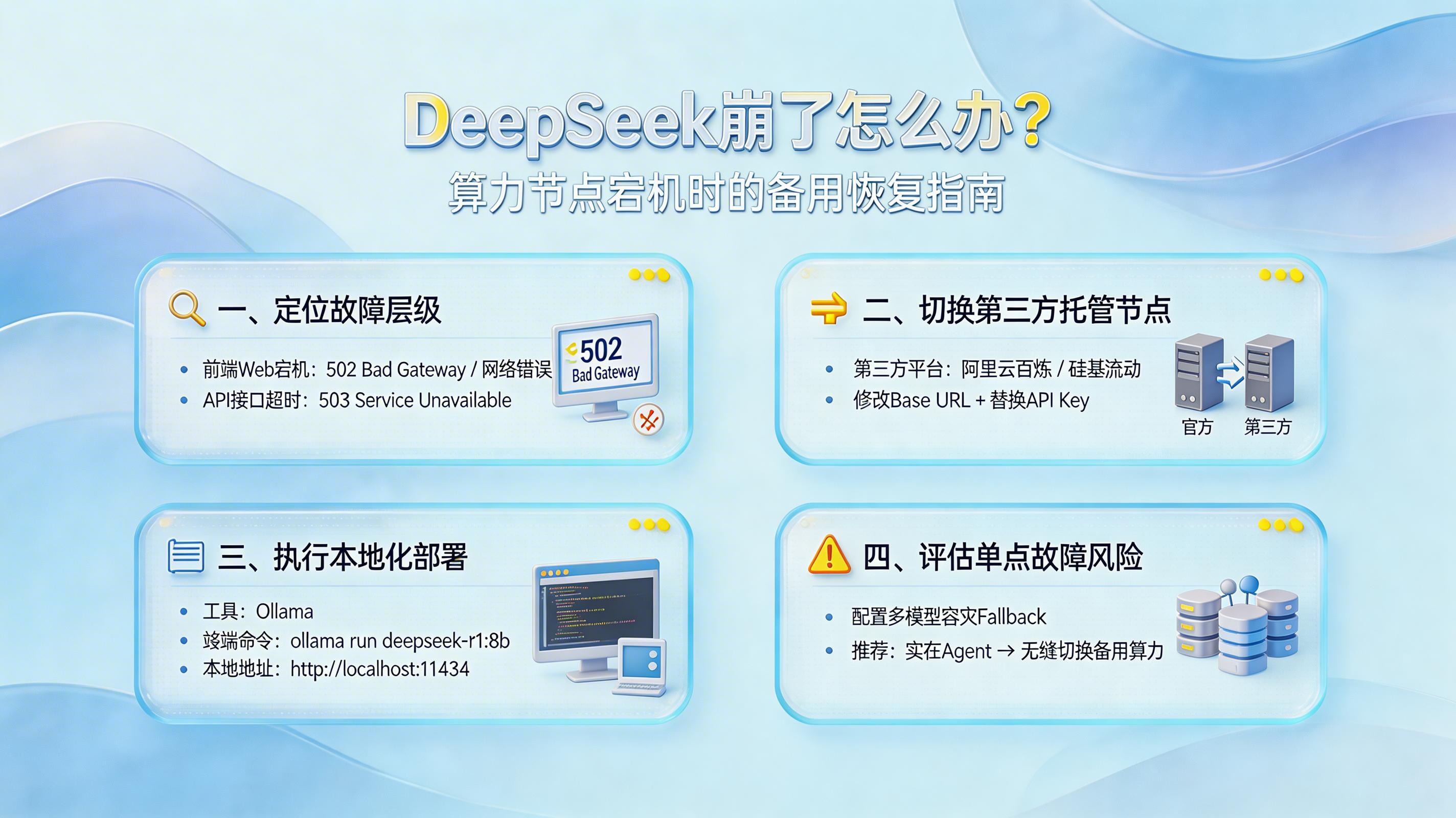 DeepSeek崩了怎么办？算力节点宕机时的备用恢复指南_图1