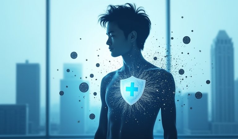 辦公桌上擺放著勞保法規文件與試算罰鍰金額的計算機