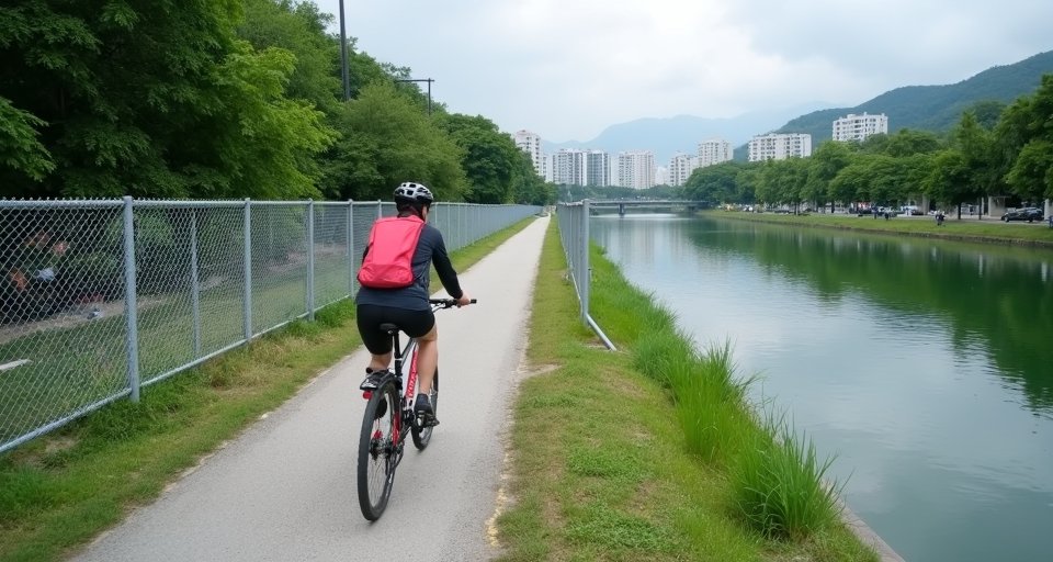 新北板橋江子翠自行車道優化工程 即日起封閉改道至4月7日