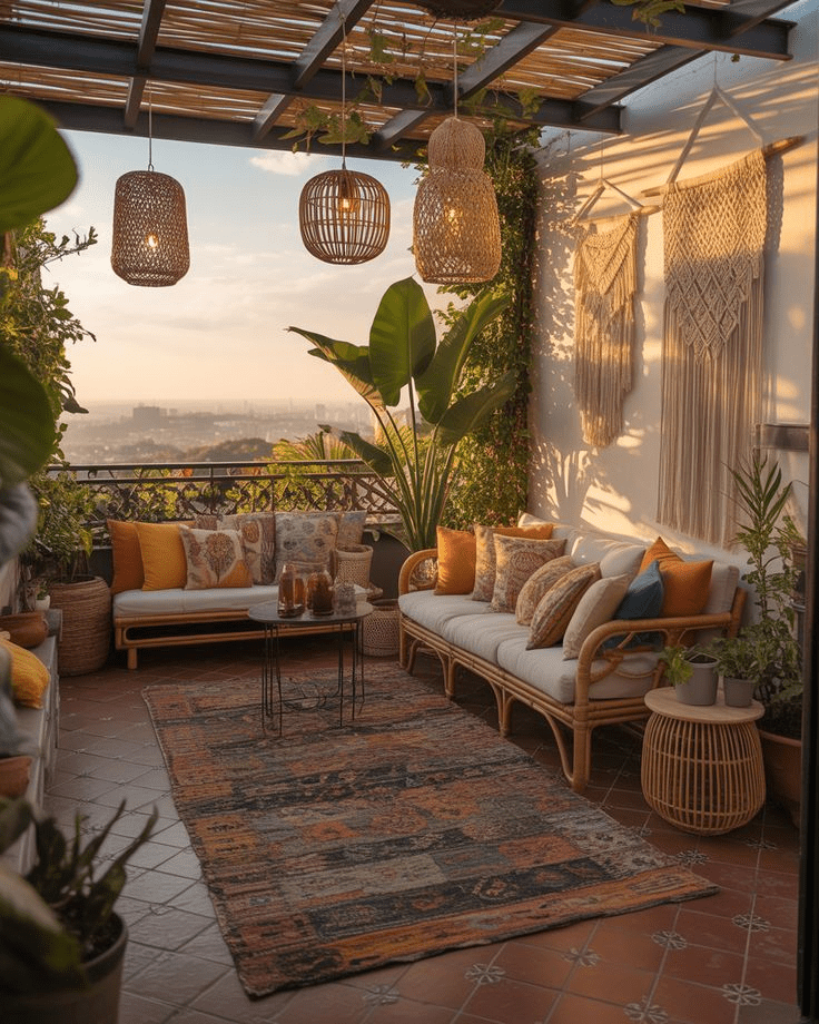 برجولة سطح ممفتوحة