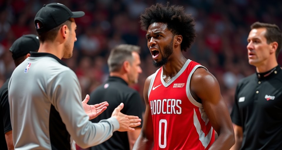 楊恩場邊抗議遭驅逐 火箭四星飆103分力克巫師 關鍵時刻