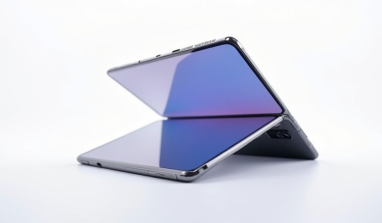蘋果秘密研發摺疊手機預計2025年推iPhone Ultra系列對抗三星市場領先 情境示意