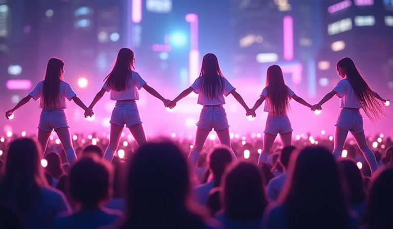 TPE48舞台演出，粉絲揮舞螢光棒慶祝單曲銷量破萬