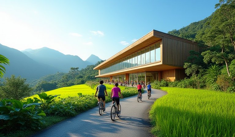 石間岡好啟用 石岡旅服中心改造完成東豐自行車綠廊新亮點