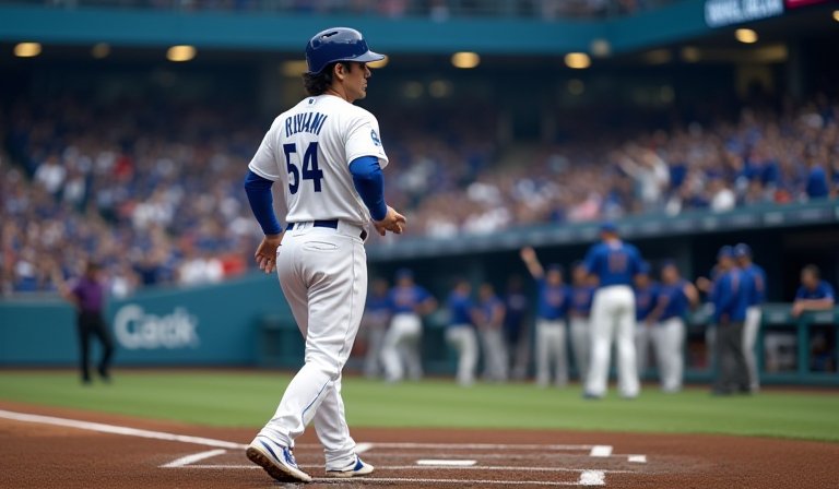 大谷翔平擊出右外野安打，推進個人連續42場上壘紀錄。