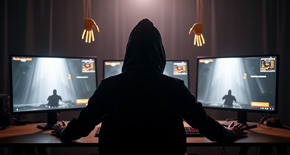 電競選手在比賽中，選擇與戰局不符的魔防道具振奮盔甲。