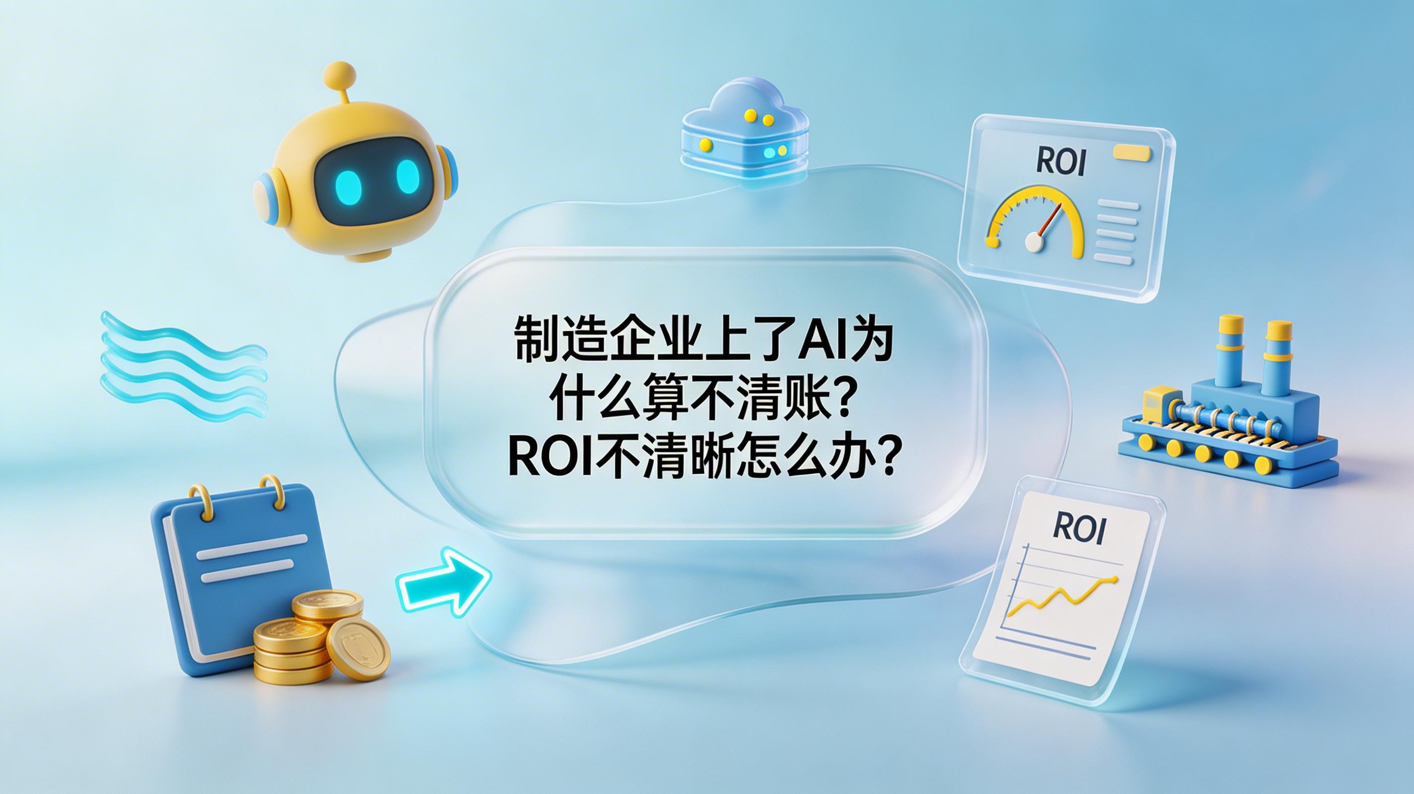 制造企业上了AI为什么算不清账？ROI不清晰怎么办？_图1
