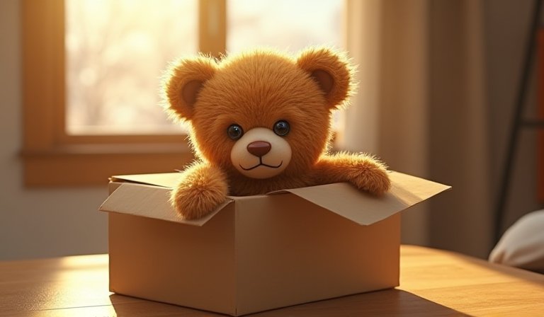 缺少左耳的小熊玩偶，傳遞對小耳症孩童的溫暖關懷。