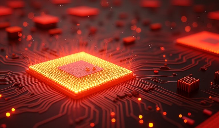 英特爾 18A 晶片與龍蝦，展現半導體技術結合水產養殖。