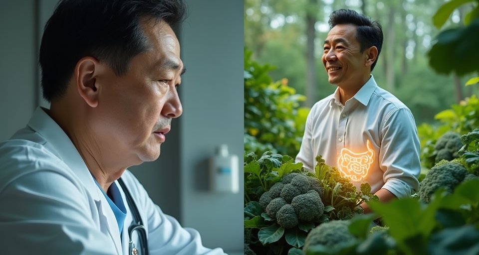 5旬男大腸息肉險惡化 醫師推薦吃一類蔬菜三年後獲讚腸道乾淨