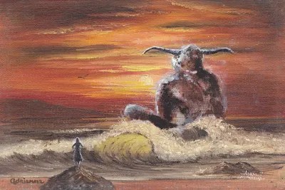 Choose your favorite sad landscape paintings from 1090 available designs. Sad Ocean Home Landscape Monster Canvas Canvas Print Adam Michaels