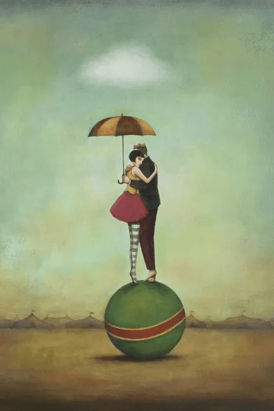 Using wood paint can be very tricky sometimes. Circus Romance Canvas Wall Art by Duy Huynh | iCanvas