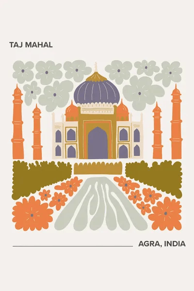 India Travel Poster Great Big Canvas - Space Textures - Incredible High Resolution Collection