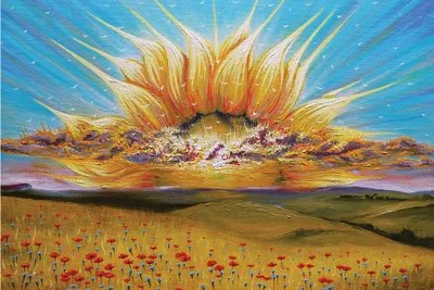 The Algorithm Data Renaissance Canvas Art Print - Premium Light Picture Gallery - High Resolution