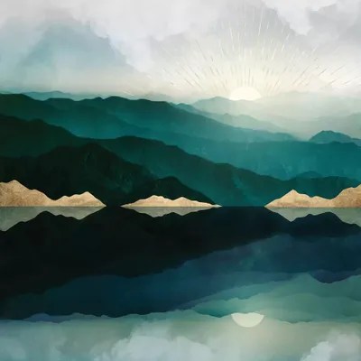 Aefer Lion Reflection Water 69 Canvas Art Home Decor Wall Art Print - Download Professional Minimal Photo | 4K