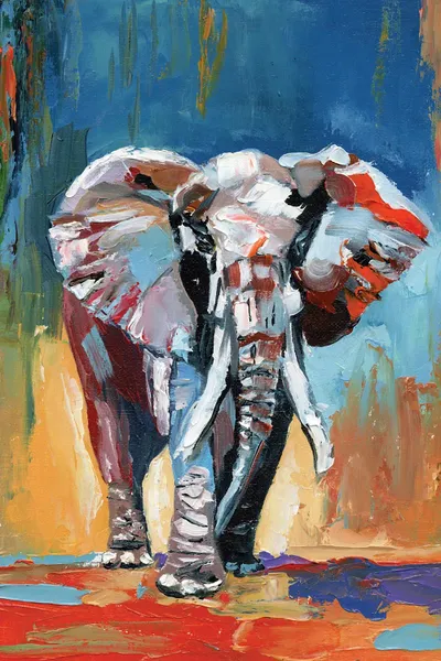 Elephant canvas wall art by vita schagen