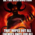 The Devil Meme Generator - Elegant Landscape Pattern - HD