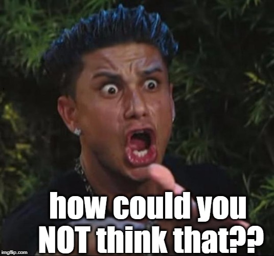 And he knows everybody's sick of them!