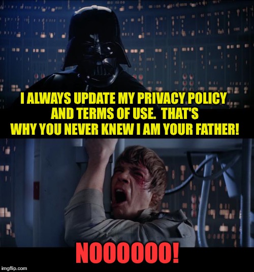 This privacy policy aims to give you information on how we collect and process your personal data. darth vader - Imgflip