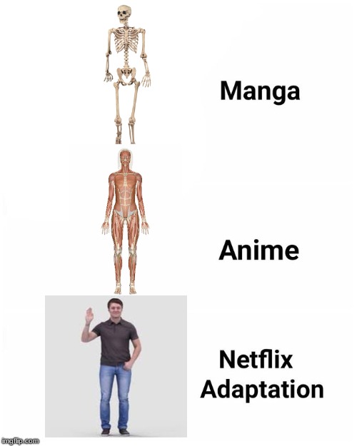 Attack on titan netflix adaptation animememes. Manga Anime Netflix Adaptation Meme Template Maia