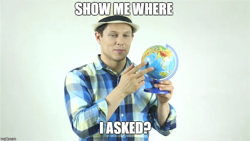 Show me on this globe