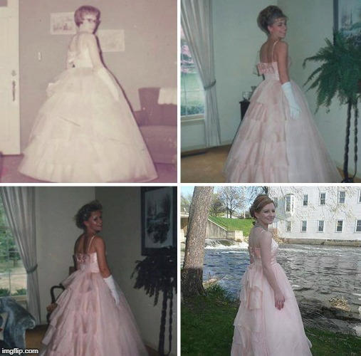 10 Madchen Die Zum Abschlussball Die Kleider Ihrer Mutter Getragen Haben