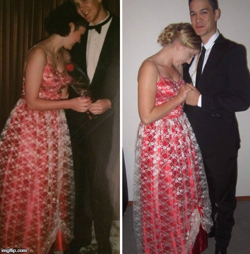 10 Madchen Die Zum Abschlussball Die Kleider Ihrer Mutter Getragen Haben