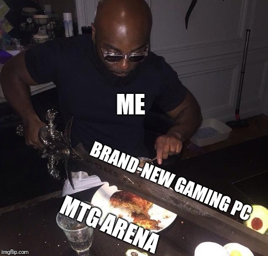 Téléchargement gratuit Images Image Tagged In Cutting Steak With Sword Imgflip dernière salutations