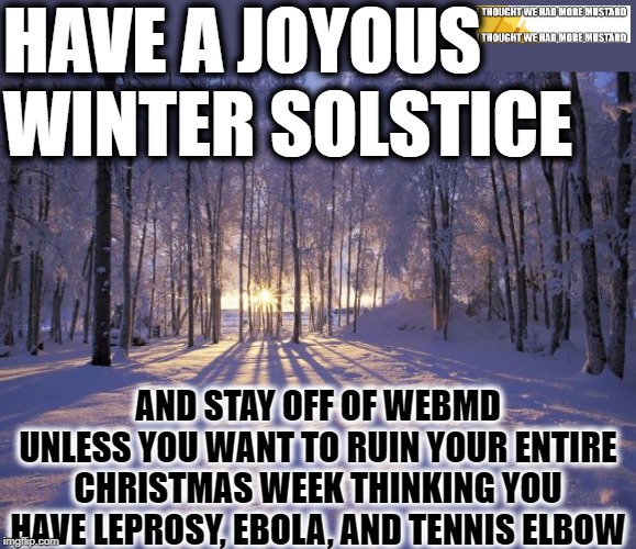 Winter solstice memes