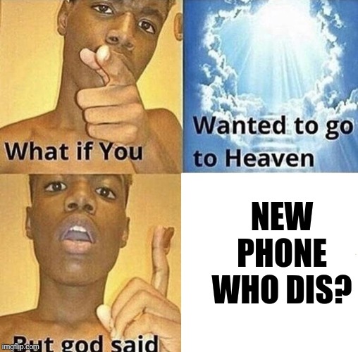 But god said meme blank template