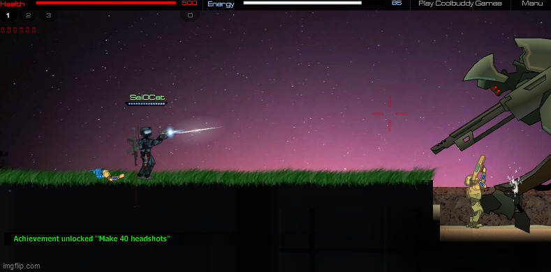 Plazma Burst Plazma Burst 2 is an awesome side scrolling shooting game created by Eric Gurth in which you move your avatar with standard WASD keys and aim and shoot with your mouse.