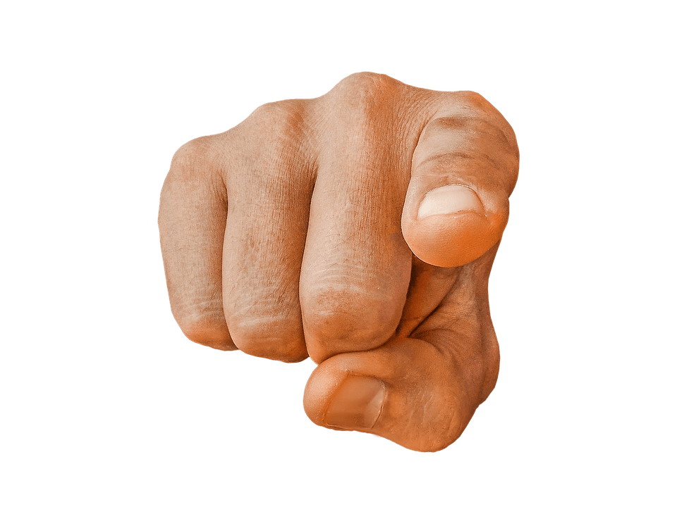 Pointing Finger Meme Cartoon