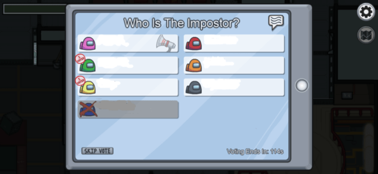 Among Us Voting Blank Template Imgflip