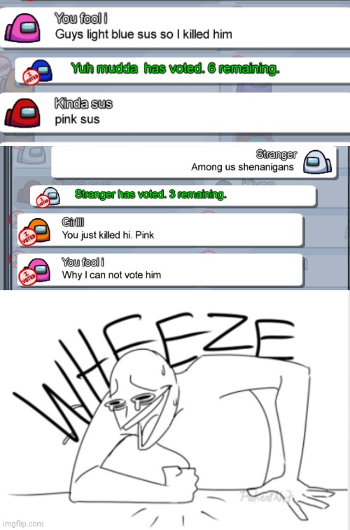 Well Well Well Say Hello To The Among Us Shenanigans Imgflip