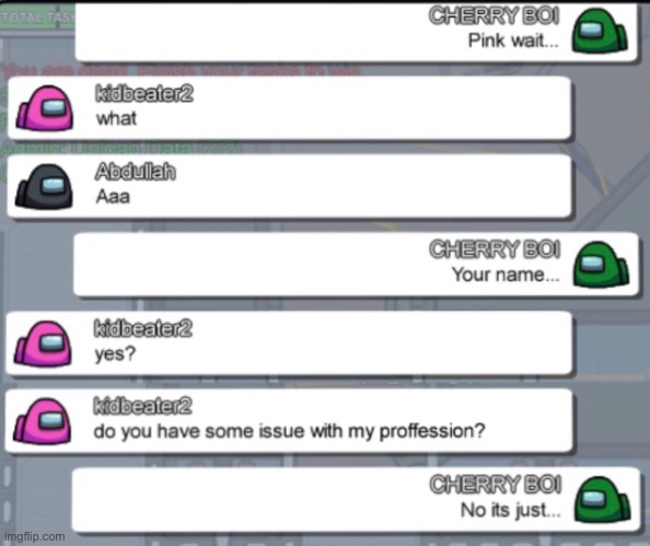 Among Us Chat Posts Day 1 I Am Cherry Boi Imgflip