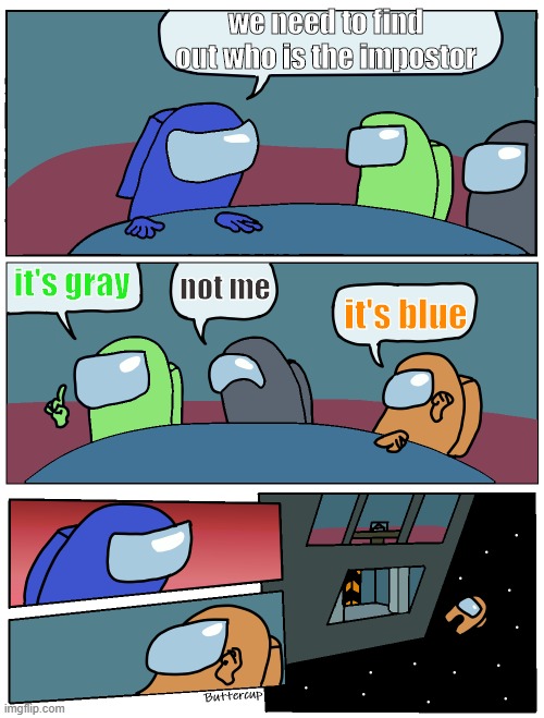 Among Us Meme Blank Template Imgflip