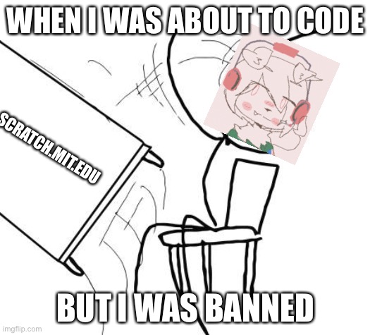 Make 4 boxes memes or upload . Table Flip Guy Meme Imgflip