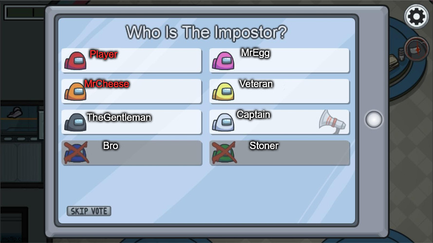 Among Us Voting Screen Template Memes Imgflip