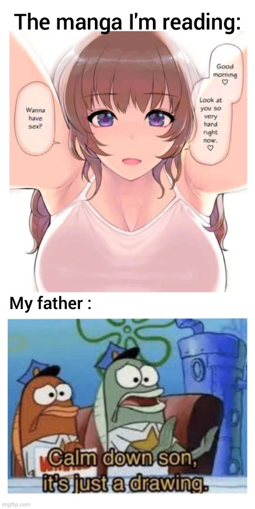 Calm down son its just a drawing