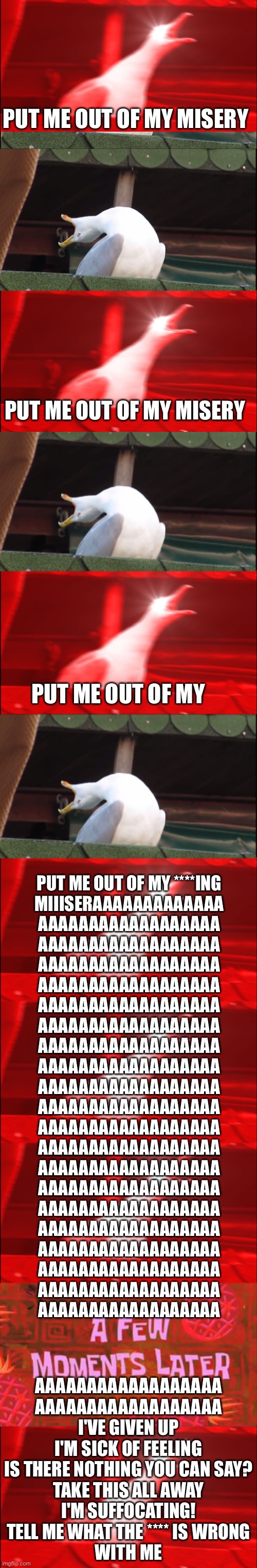 Seagull sings that one part in given up by linkin park