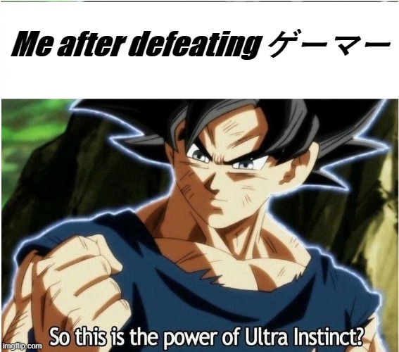 Ultra instinct