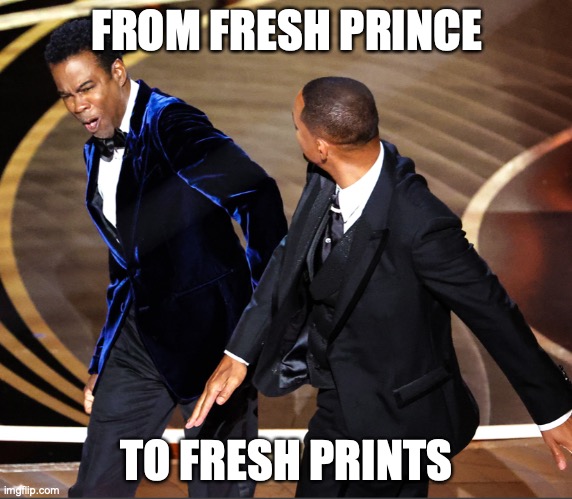 Fresh prints
