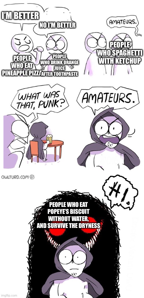 Ooh, popeyes biscuit