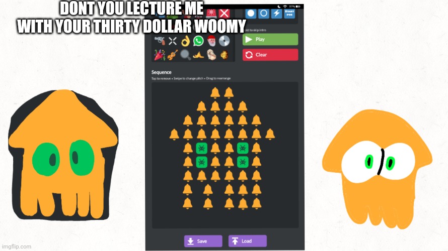 Don't you lecture me with your thirty dollar woomy