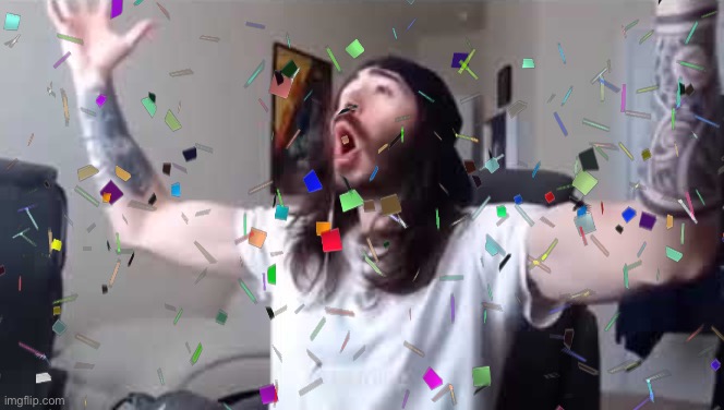 Image tagged in pointing mirror guy