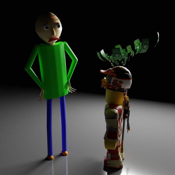 Baldi Shaming Roblox Player Blank Template Imgflip 6unkpx 