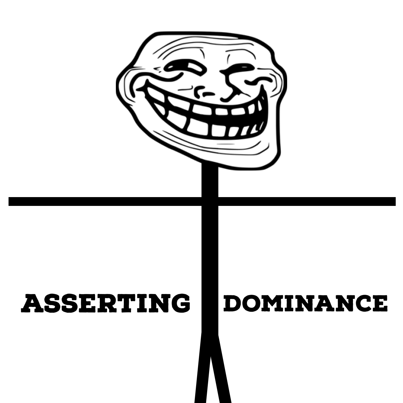 Asserting dominance blank template