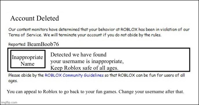 Banned From ROBLOX 2008 Interface Edition Memes Imgflip 8acfyk 